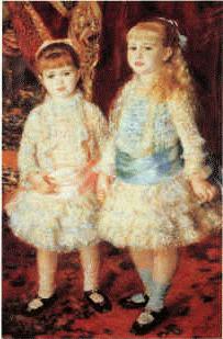 Pierre Renoir Rose et Bleue oil painting picture